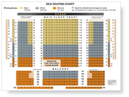 DCA Seating Chart 2022